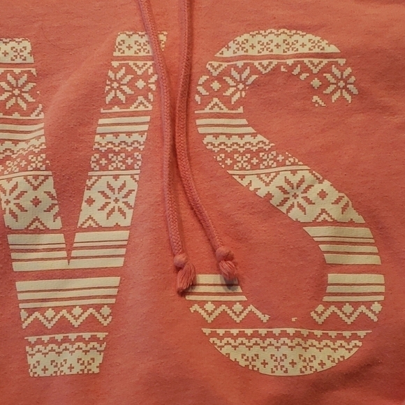VICTORIAS Secret Hoodie Sweatshirt S VGUC Pink - Picture 7 of 9